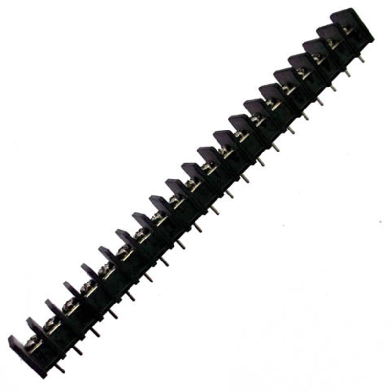 DT-35-B01N-20 – TERM BLOCK 20P PCST 1ROW 8.1MM #3 14AWG 15A/300V 13.5MM WIDE