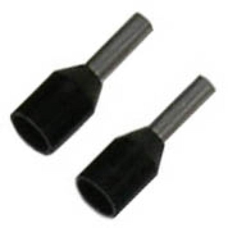 FER-16-8D – FERRULE 16AWG 8MM STEM BLACK  (500 pcs/pkg)