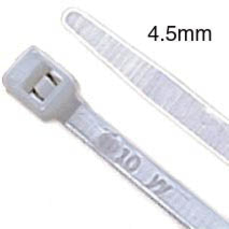 PLT2S-M – CABLE TIE NAT 7.4IN 50LB WIDTH 4.8MM (1000 pcs/pkg)