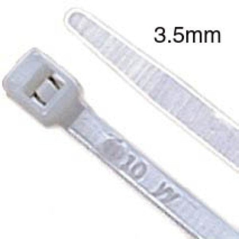 T30R9M4 – CABLE TIE NAT 6IN 30LB WIDTH 3.5MM (1000 pcs/pkg)