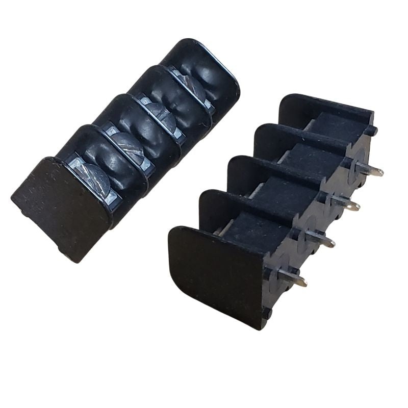 0387200304 – TERM BLOCK 4P PCST 1ROW #6-32 8MM BARRIER DISTANCE