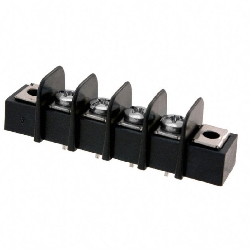 0387206204 – TERM BLOCK 4P PCST 1ROW BLK