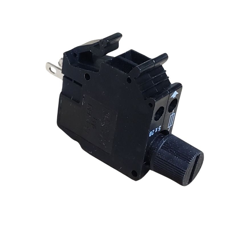 0709301 – TERM BLOCK 1P DIN RAIL FUSE BASE 5X20MM