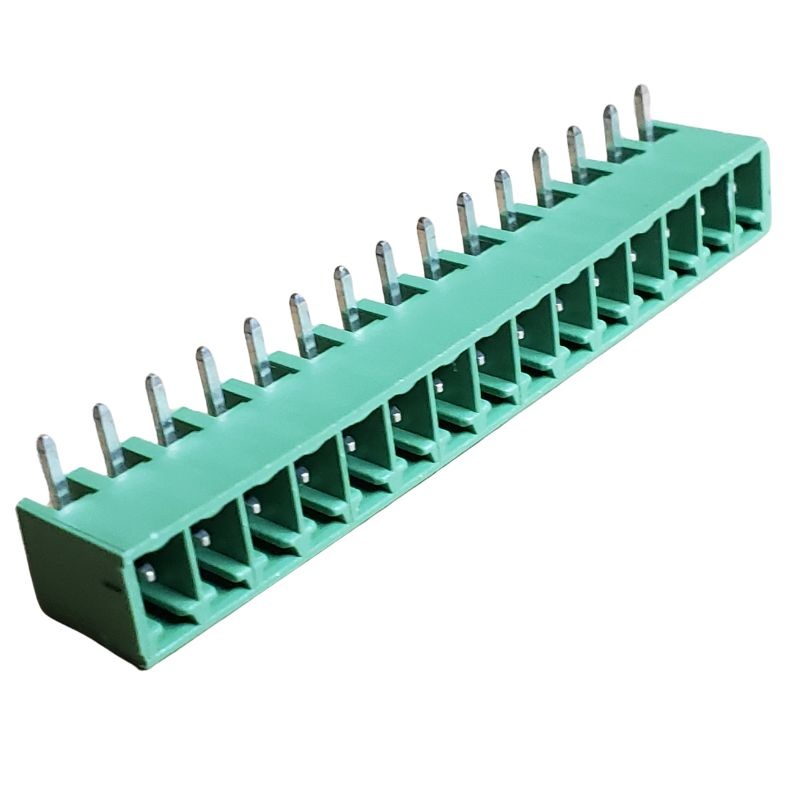 1803400 – TERM BLOCK 15P PCRA 3.71MM GRN