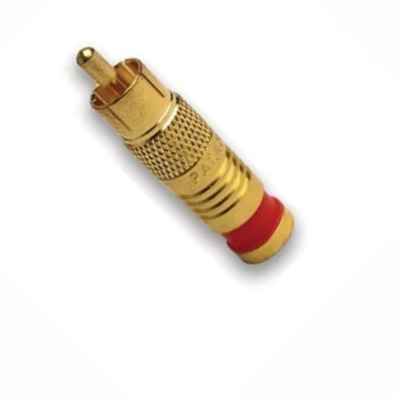 18055-BULK – RCA PLUG RG59 COMPRESSION RED