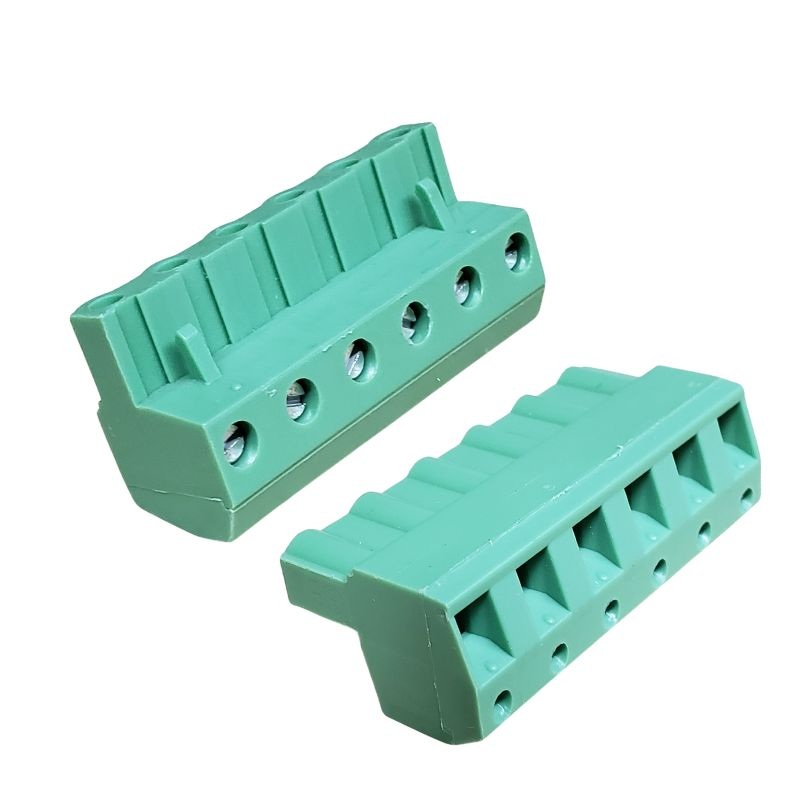 1823105 – TERM BLOCK 6P FEM PLUG RA 7MM GRN