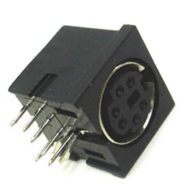 26-360-1 – MINI DIN JACK 6POS PCRA PLASTIC