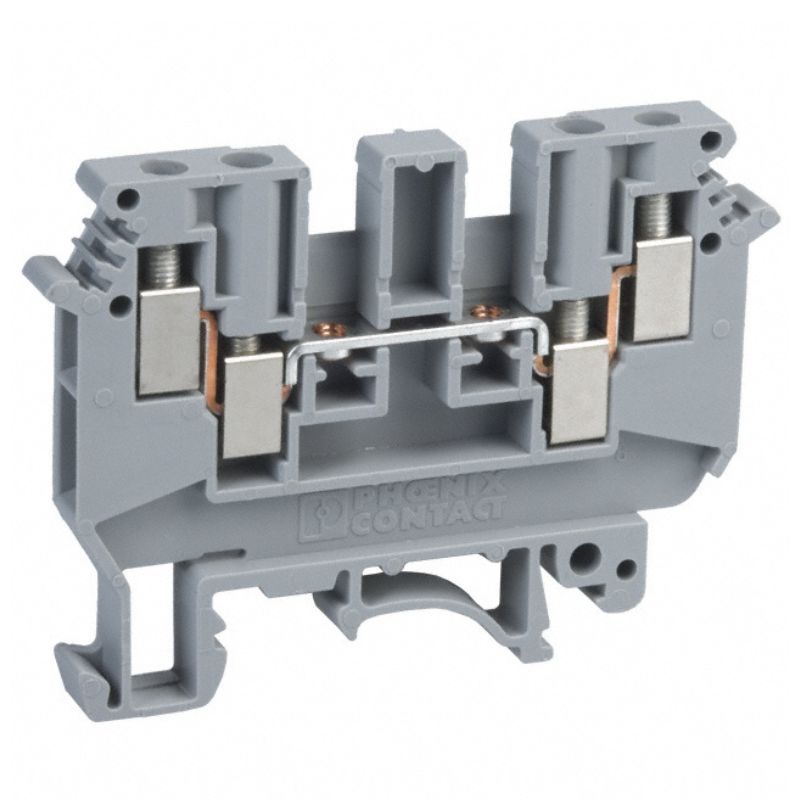 2775016 – TERM BLOCK DIN RAIL 35MM 30-10 AWG 32A 630V DOUBLE CONN GRY