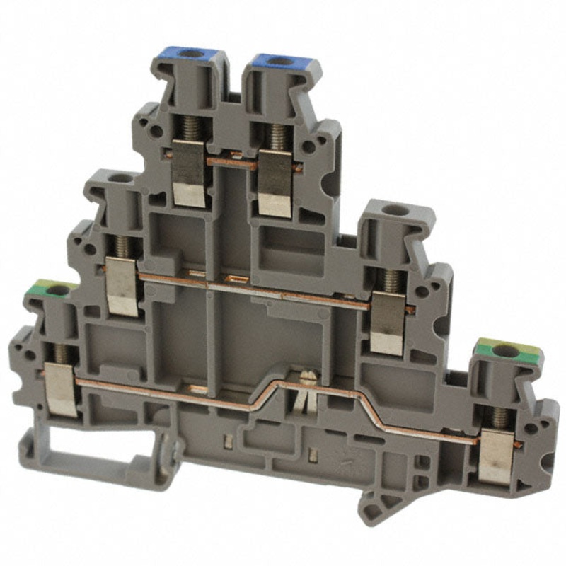 3214291 – TERMINAL BLOCK DIN-RAIL 3LEVEL FEED-THRU 6 SCREWS