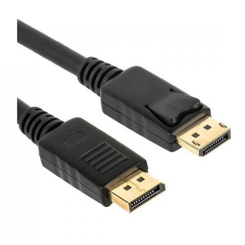 CB-DP001 – DISPLAYPORT MALE-MALE 3FT CABLE BLACK