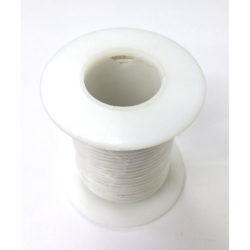 HS18-09-25 25FT 18AWG WHITE SOLID Electronic Electrical 300V Wire UL1007 80C