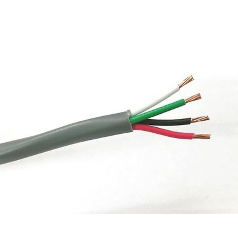 25′ 4 Conductor 18 Gauge Unshielded Cable ~ 4C 18AWG CMR U1804