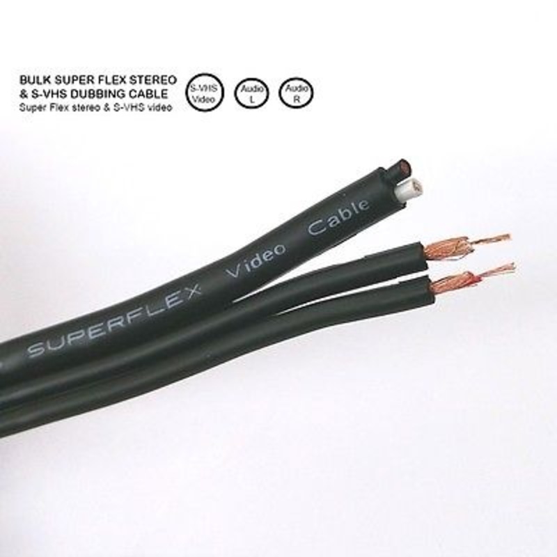 25′ Philmore Superflex S-Video & Dual RCA Audio Style Cable 25 Foot Length