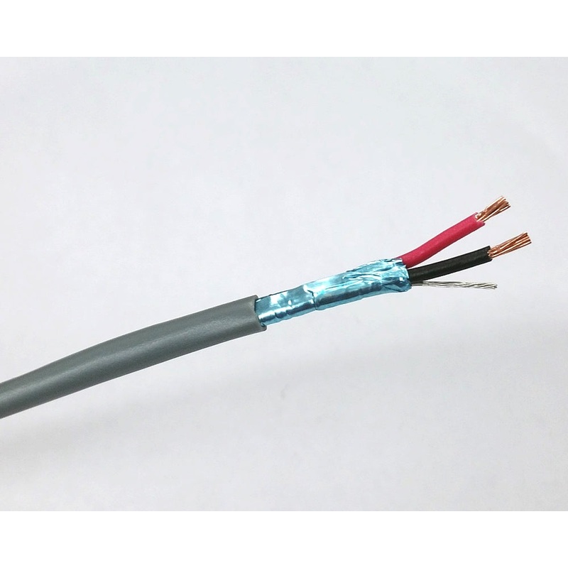 25′ Wavenet 2 Conductor 18 Gauge Shielded Cable, CM Rated ~ 2C 18AWG S1802