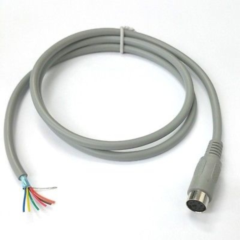 3′ 6 pin Mini DIN Female Pigtail Cable (PS2 Keyboard Mouse) for DIY Projects