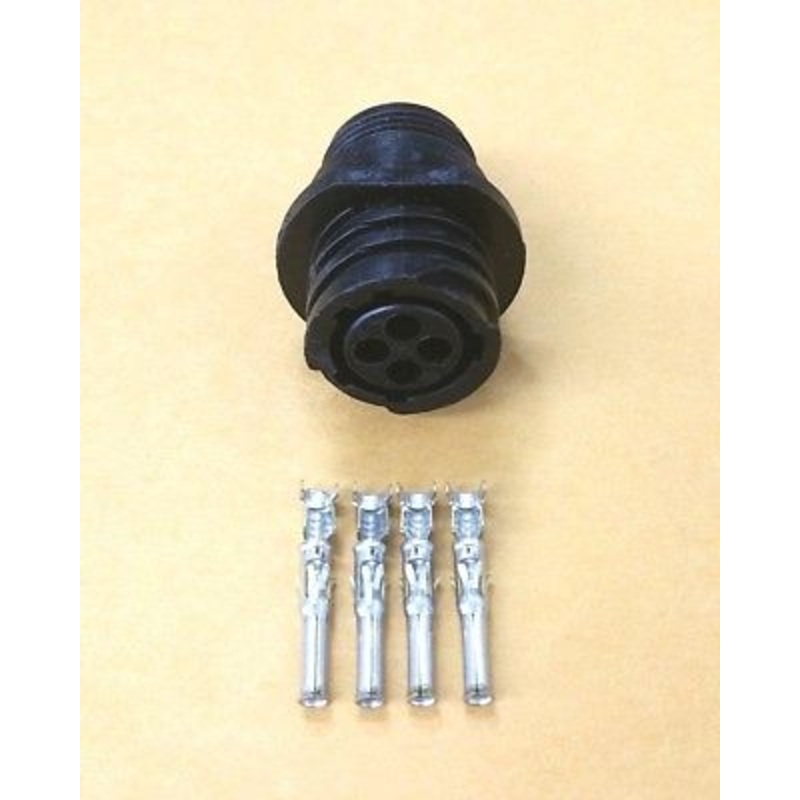 4 Circuit Amp 206430-2, Female CPC Connector with 66590-1 Female Pins