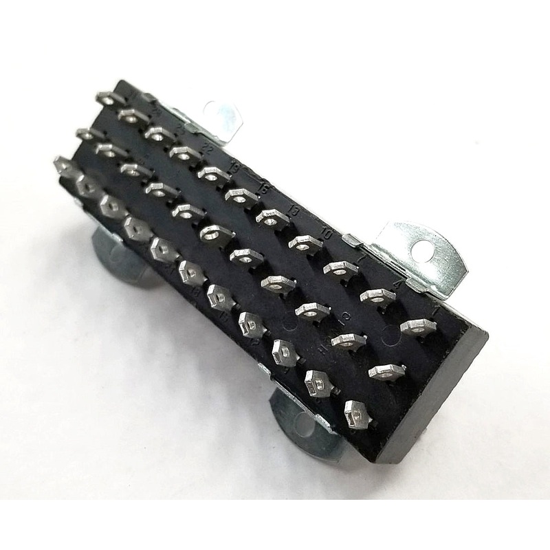 Cinch Jones P333AB, 33 Pin Male Angle Bracket Connector ~ 10A @ 250V AC