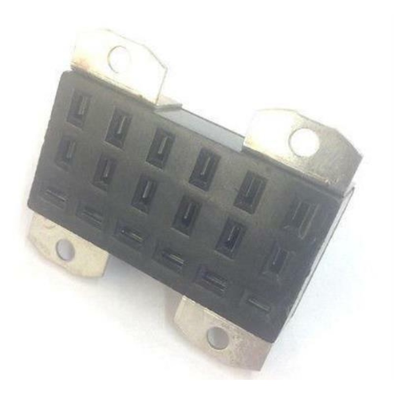 Cinch Jones S318AB, 18 Pin Female Angle Bracket Connector ~ 10A @ 250V AC