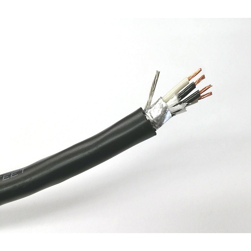 10′ Dekoron 1C70-80200 2 Pair 18AWG Shielded, Sun Res Direct Burial 600V TFN/PVC