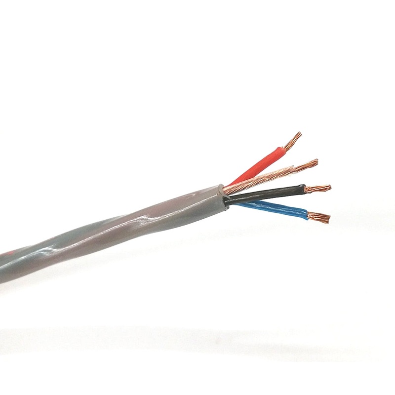 25′ 4 Cond 18 Gauge Stranded Unshielded, CL2P Plenum Cable ~ 4C 18AWG 150C