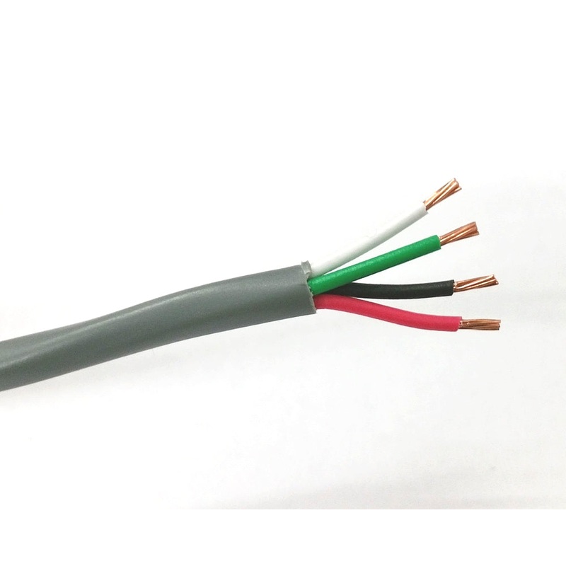 25′ 4 Conductor 22 Gauge Unshielded Cable, CMR 25 Foot Length 4C 22AWG U2204