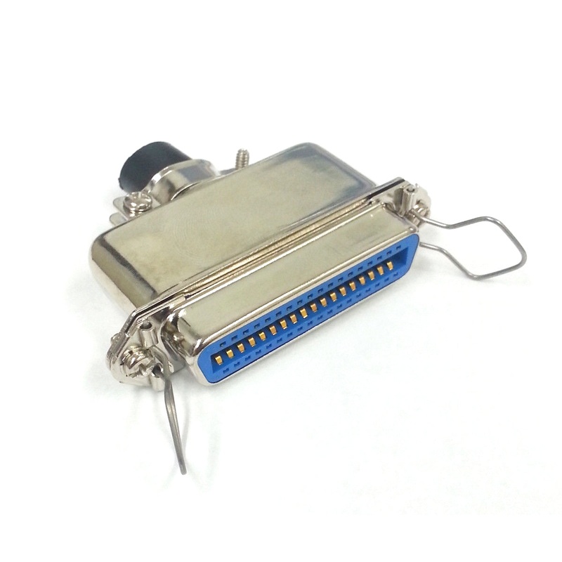 36 Pin Centronics Female Cable Mount Connector 57-60360