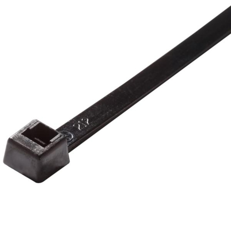 APU-05-40-0-M, American Pride 5.0″ UV Black Wire & Cable Ties, 40Lb Rated, 1,000pc Bag