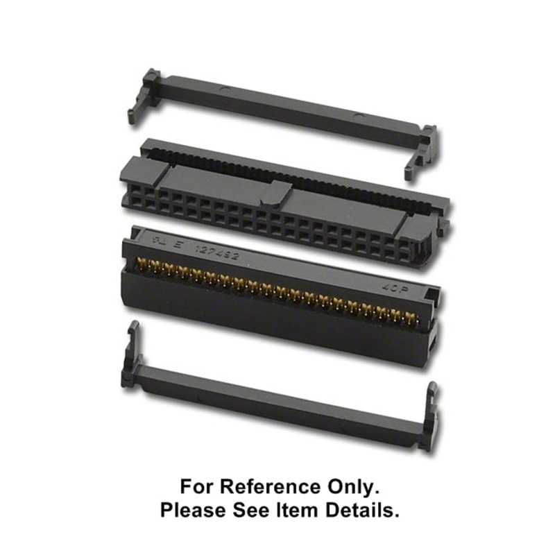 IDS-10, 10 Pin IDC 0.1” (2.54mm) Pin Spacing ~ Ribbon Mount Female Socket