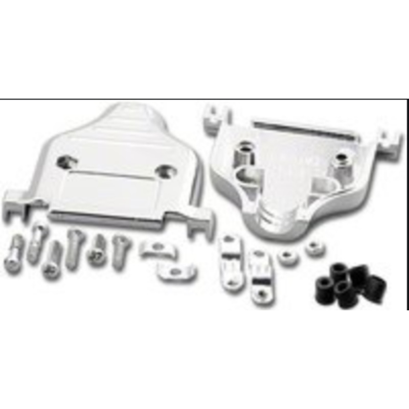 Metal Hood For 25 Pin D-Sub Connectors w/Grommets DM-25C/GR