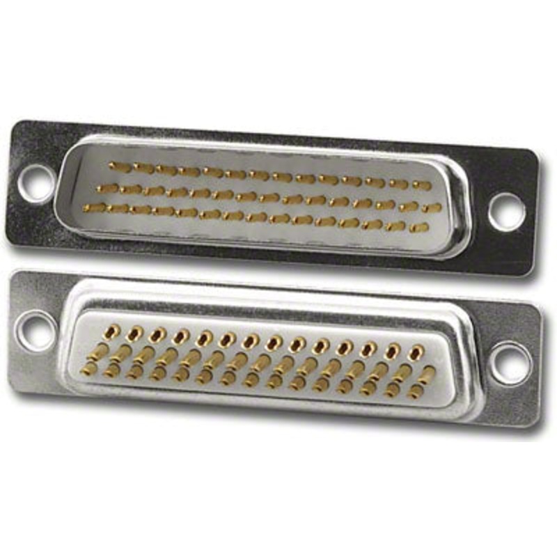 Pan Pacific DHS-44P, 44 Pin Male High Density D-Sub Solder Type Connector