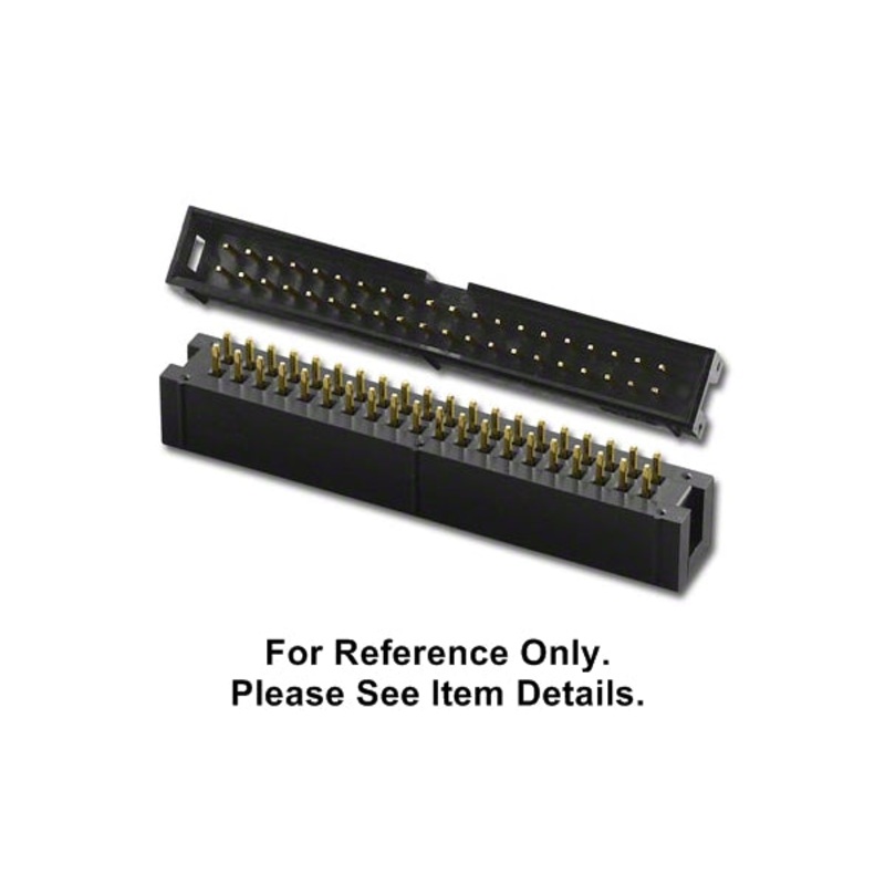 SBH-16S, 16 Pin 0.1” (2.54mm) Pin Spacing Straight PC Mount Male Box Header