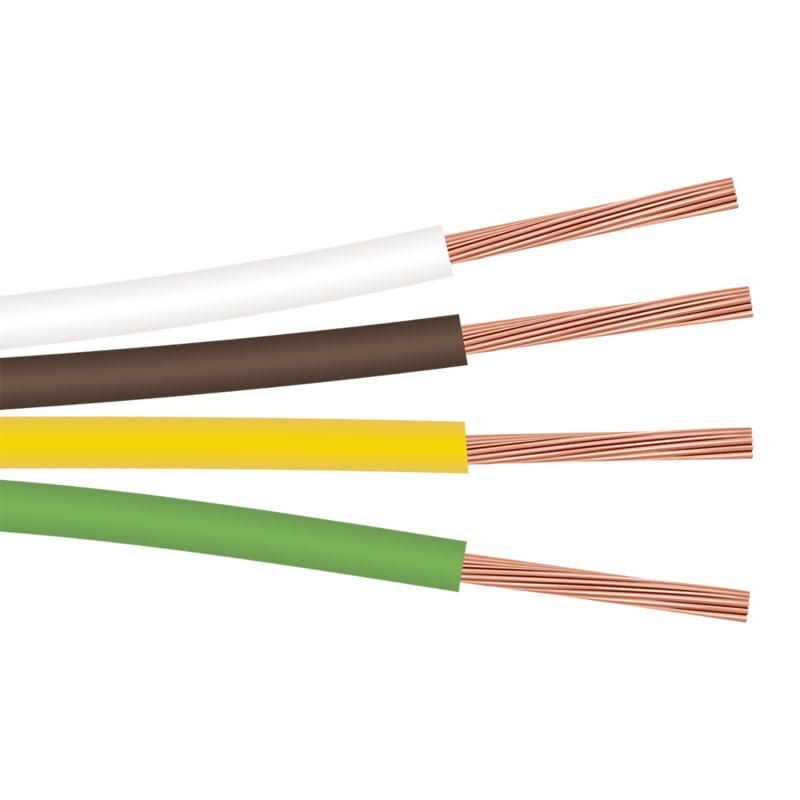 TRL-14-4-FTW 4C 14awg BLUE JACKET Flat Trailer Wire Per Foot 14 GAUGE 4 CONDUCTOR  PARALLEL WIRE