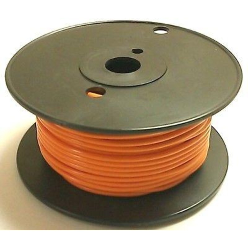A10-03-100 100FT 10AWG ORANGE Stranded Automotive Hook Up 50V Wire ~ 80C J1128
