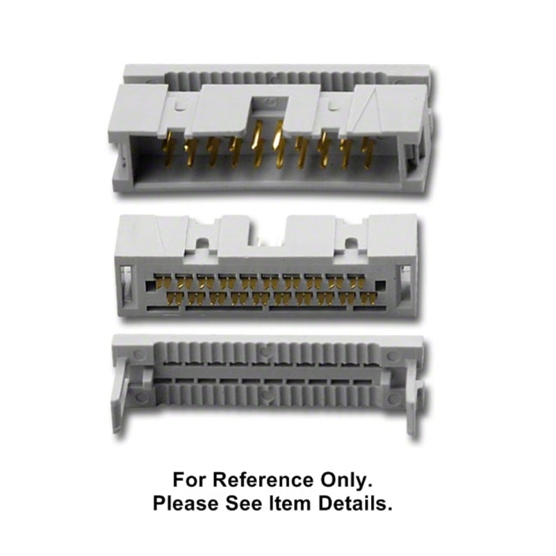 IDM-26, 26 Pin IDC 0.1” (2.54mm) Pin Spacing ~ Ribbon Mount Male Box Header