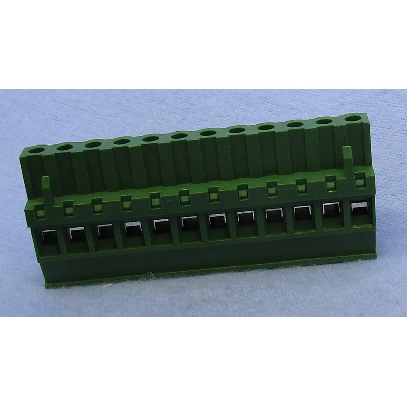 Philmore 13-2512, 12 Position Vertical Female Euro Mag DePluggable Terminal Block