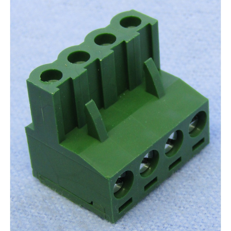Philmore 13-2604, 4 Position Horizontal Female Euro Mag DePluggable Terminal Block