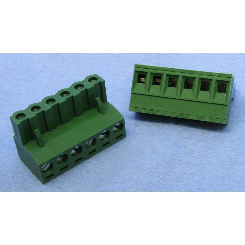 Philmore 13-2606, 6 Position Horizontal Female Euro Mag DePluggable Terminal Block