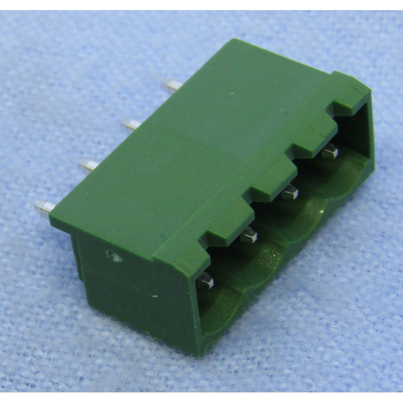 Philmore 13-2704, 4 Position Vertical Male Euro Mag Header Socket, P.C. Mount