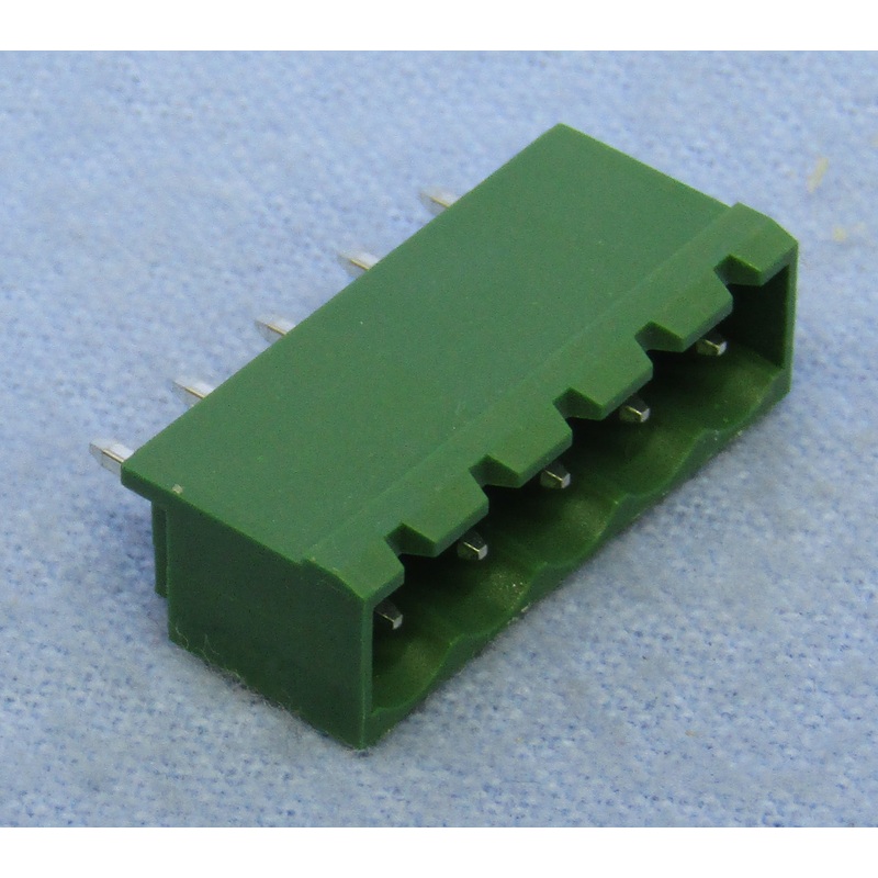 Philmore 13-2705, 5 Position Vertical Male Euro Mag Header Socket, P.C. Mount