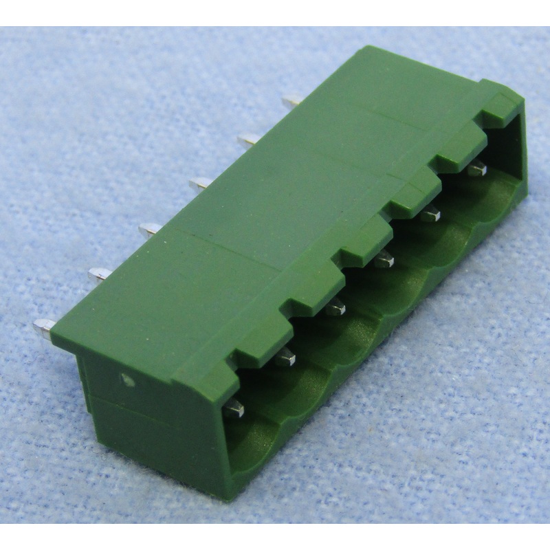 Philmore 13-2706, 6 Position Vertical Male Euro Mag Header Socket, P.C. Mount