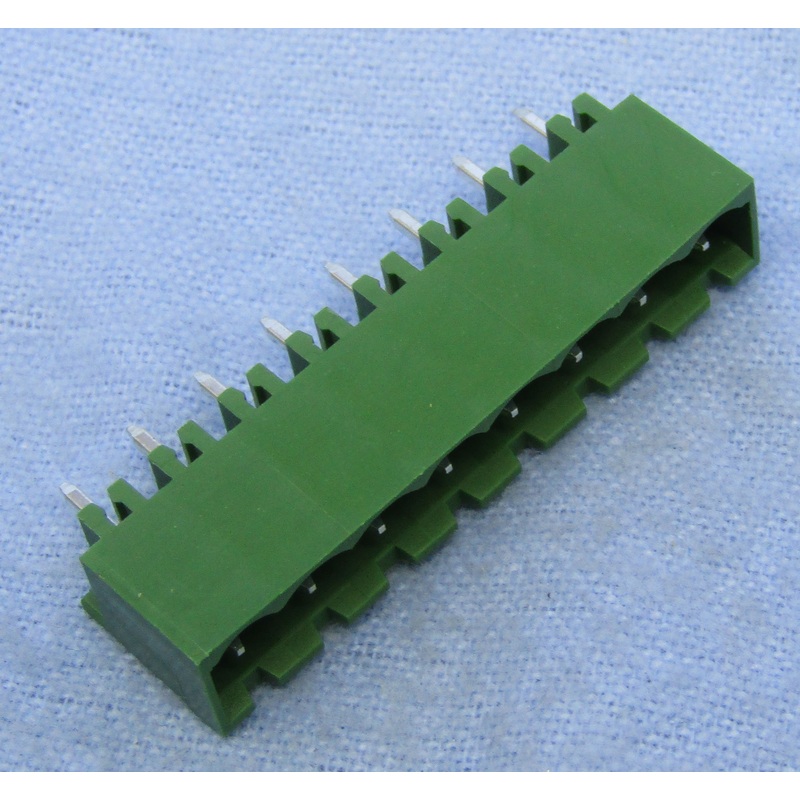 Philmore 13-2708, 8 Position Vertical Male Euro Mag Header Socket, P.C. Mount