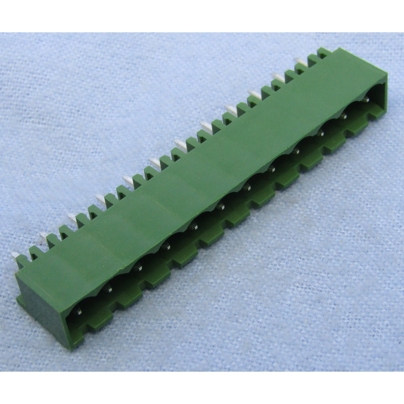 Philmore 13-2712, 12 Position Vertical Male Euro Mag Header Socket, P.C. Mount