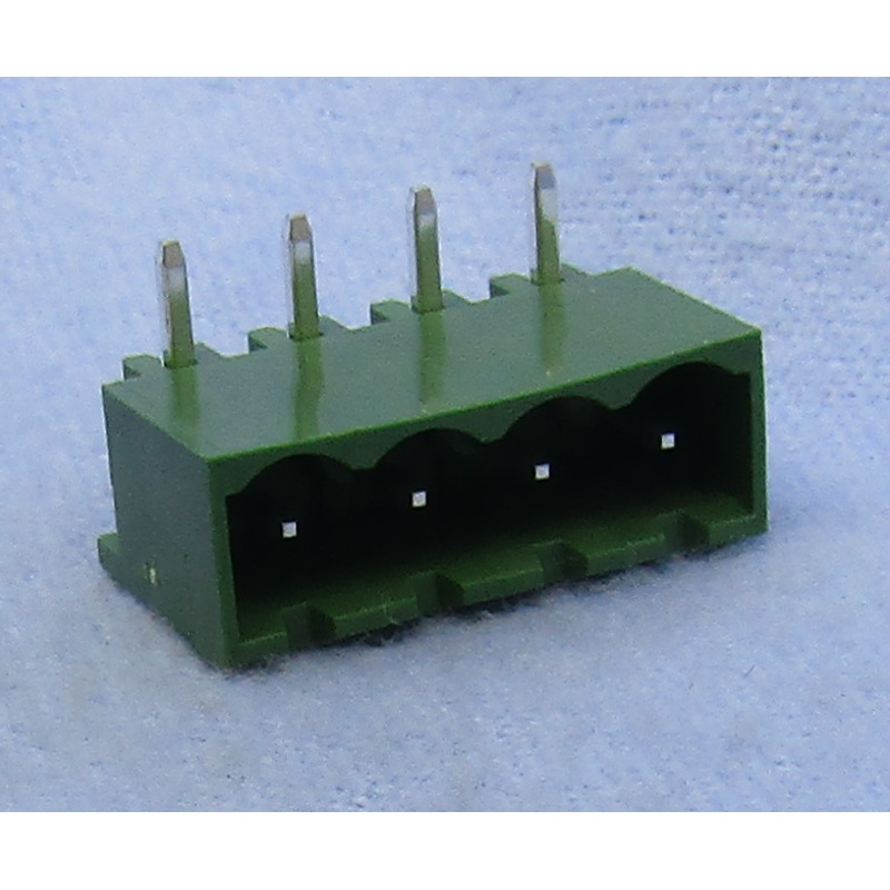Philmore 13-2804, 4 Position Horizontal Male Euro Mag Header Socket, P.C. Mount
