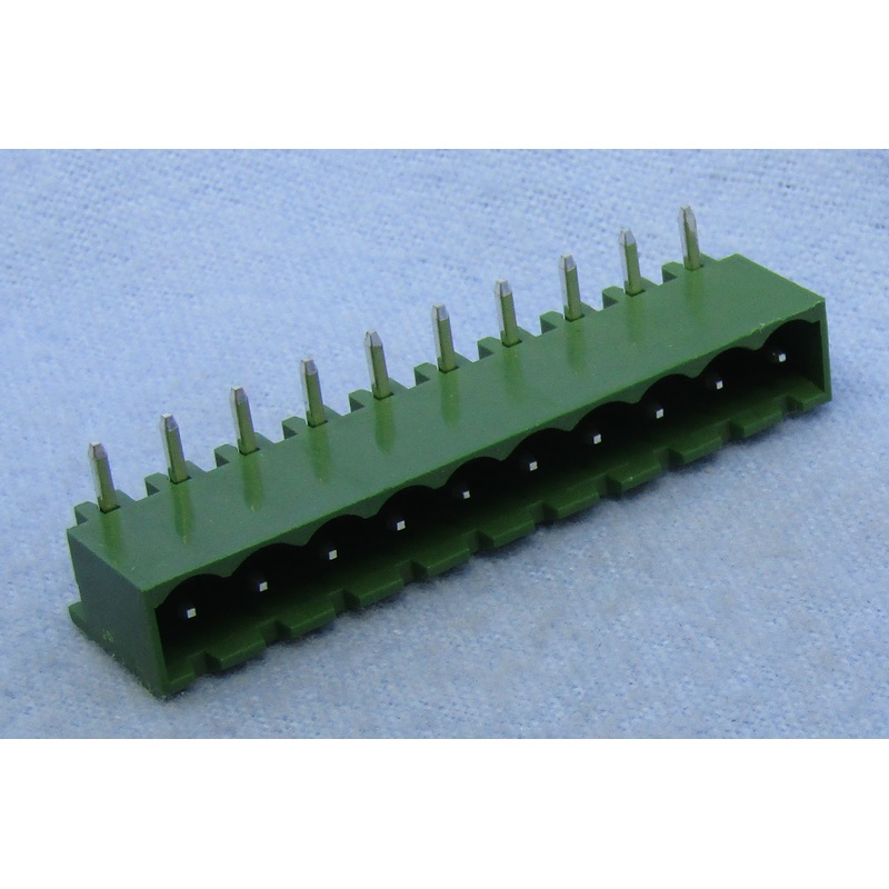 Philmore 13-2810, 10 Position Horizontal Male Euro Mag Header Socket, P.C. Mount