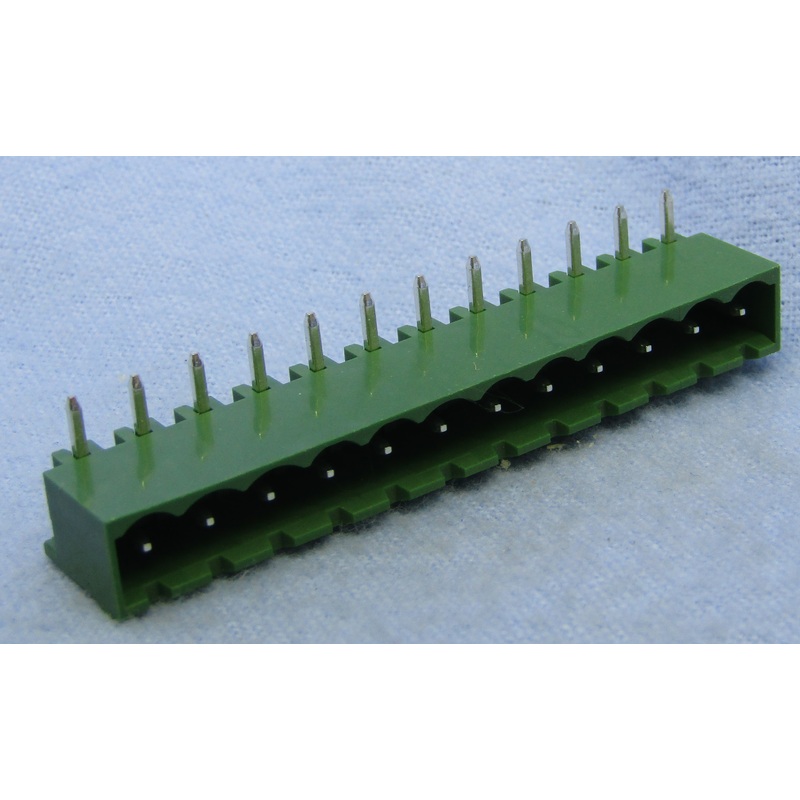 Philmore 13-2812, 12 Position Horizontal Male Euro Mag Header Socket, P.C. Mount