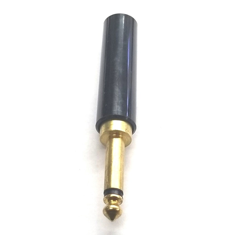 Switchcraft 173, 1/4″ Mono 2 Conductor MITI-PLUG with U-Clamp Strain Relief