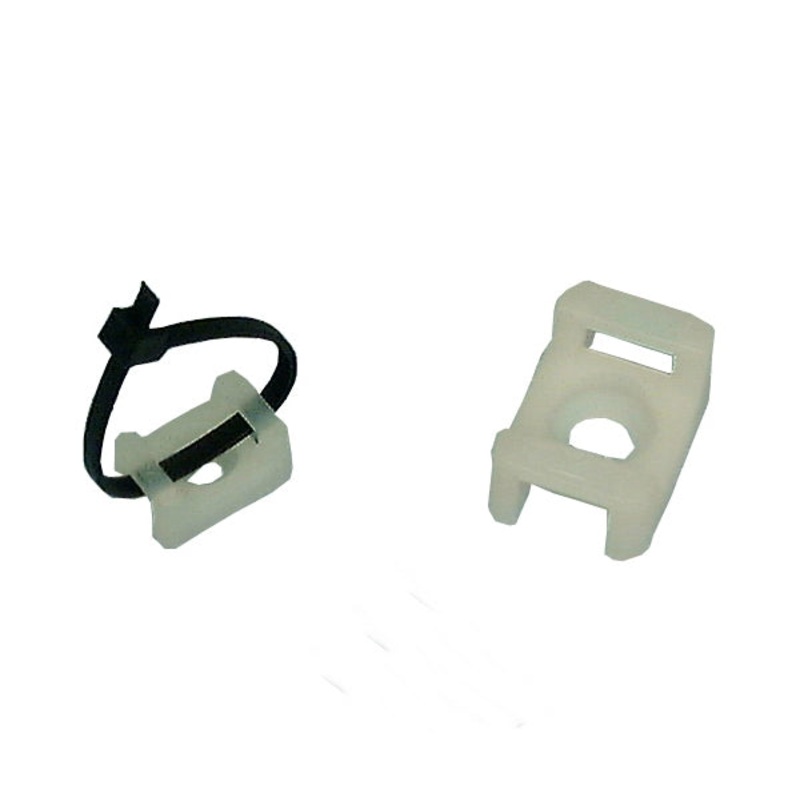 13-325, Philmore Screw Mount Saddle Type Wire Tie Bases ~ (0.354″ Max.) 25pc