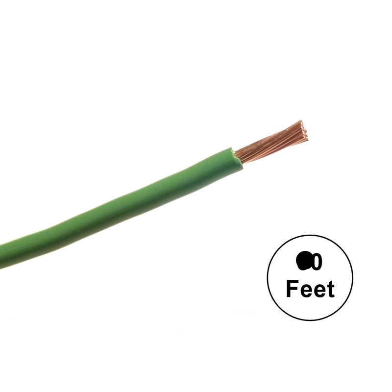 A16-05-25 25FT 16AWG GREEN Stranded Automotive Hook Up 50V Wire ~ 80C J1128