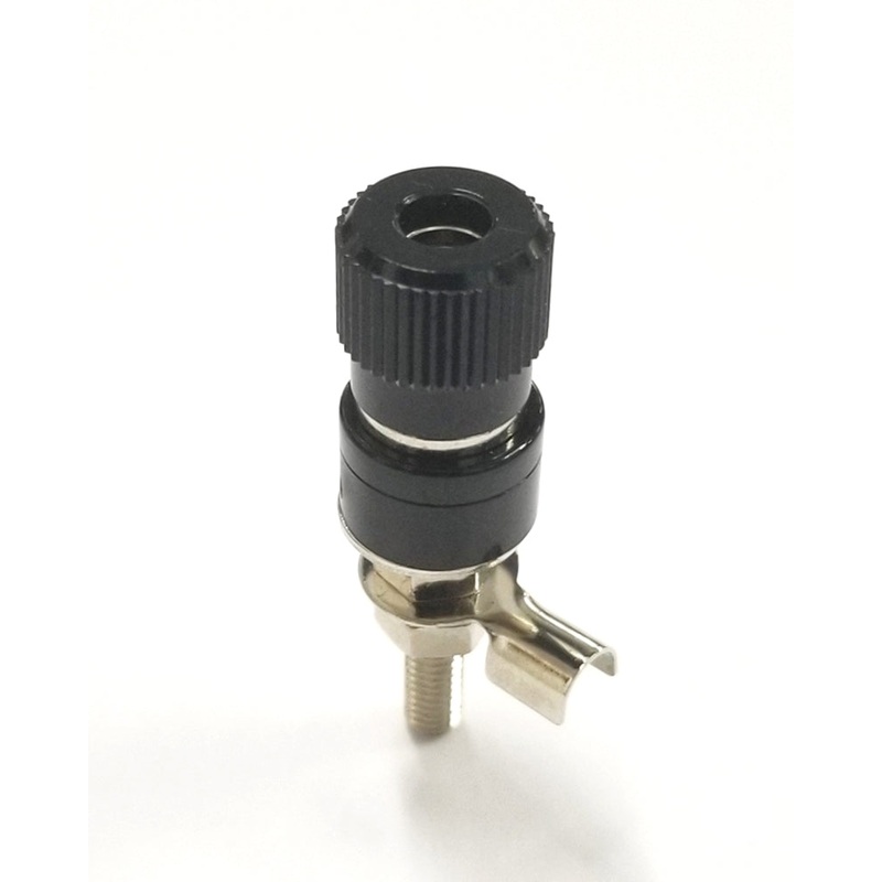 Sato Parts # T-375-12-B, Black Female Banana Binding Post