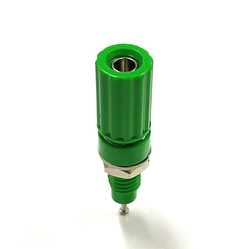 T-3025-G, Sato Parts Green Female Banana & Wire Binding Post
